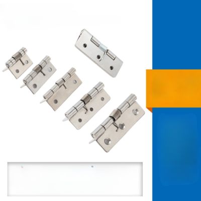 2pcs Spring Door Hinge Self Closing Stainless Steel Hardware 1/1.5/2/2.5/3/4Inch For Windows Cabinets Jewelry Boxes Door Hinges Door Hardware Locks