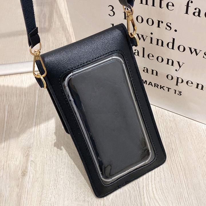 mini-cell-touching-bag-window-clear-screen-mobile-body-phone