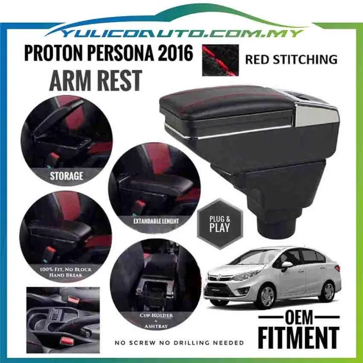 Proton Persona 2016 & Above/Iriz OEM Armrest Adjustable Arm Rest ...