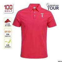 เสื้อฤดูร้อน European Tour ชาย Polo23 กอล์ฟแห้งเร็วรุ่นใหม่แขนสั้นระบายอากาศ