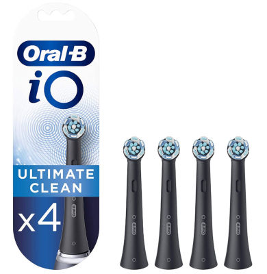Oral-B iO Ultimate Clean Refill Brush Heads, Pack of 4