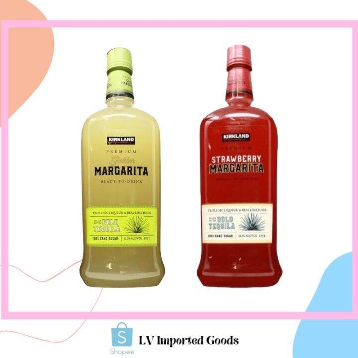 Kirkland Ready to Drink Strawberry Golden Margarita 1.75L Lazada PH