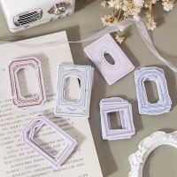 hot！【DT】۞  Yoofun 30pcs/pack Frame  Stickers for Scrapbooking Collage Junk Accessories Label Material Paper