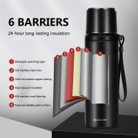 5008001000ML Thermos Flask Outdoor Stainless Steel Termos Large Capacity Thermo Coffee Mug Cup Water Bottle Thermos Flask