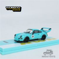 Tarmac ทำงาน1:64 RWB Backdate Blue #51รถโมเดล Diecast