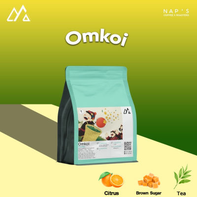 NAPSCOFFEE เมล็ดกาแฟ คั่วอ่อน Omkoi - Wash 200G