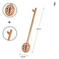 ???ช้อนไม้ Lianjing ช้อนชาขนมเครื่องกวนกาแฟอุปกรณ์ที่ใช้ในครัวการ์ตูนเด็ก