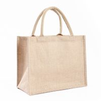 Portable Jute Reusable Tote Shopping Bag Grocery Organizer Storage Pouch Hot