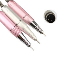 35000RPM Nail Drill Handle Professional Electric Manicure Machine Stainless Steel Handle Electric Manicure Drill Accessory Tool