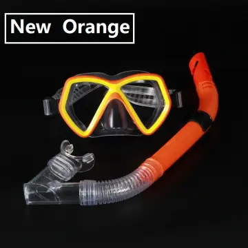 Adult Tempered Glass Diving Set Scuba Anti-Fog Goggles and Snorkeling Mask  Tube