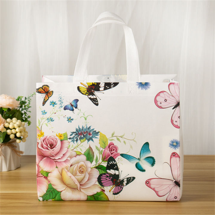 fashionable-tote-bag-storage-bag-for-shopping-waterproof-grocery-bag-foldable-reusable-pouch-non-woven-fabric-shopping-bag