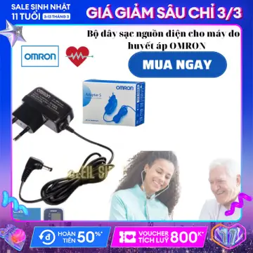 Cẩm nang mua sắm bộ đổi nguồn máy đo huyết áp omron chính hãng, giá tốt nhất