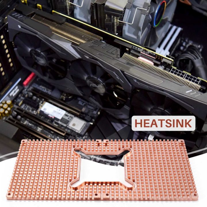 for-rtx-3060-3080-3090-backplane-pure-copper-heat-sink-graphics-card-memory-auxiliary-radiator-90x180mm