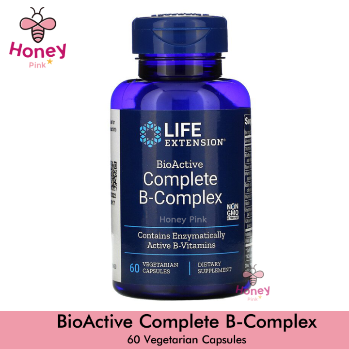 Life Extension, BioActive Complete B-Complex, 60 Veg Capsules | Lazada ...