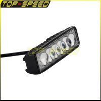 6 "LED Light Bar 18วัตต์ Spotlight ไฟวิ่งกลางวันเสริมหมอกสำหรับ Harley Dyna Softail Fat Bob Street Bob Low Rider