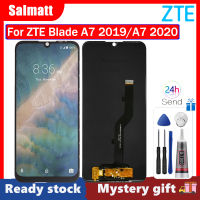 Salmatt หน้าจอต้นฉบับสำหรับ ZTE เบลด A7 2019 A7 2020แอลซีดีชิ้นส่วน A7000จอหน้าจอสัมผัสแอลซีดี Z6201V สำหรับ ZTE เบลด A7 2019/A7 2020จอสำรอง