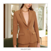 [VALENTIER] RS22 CREPE BLAZER เสื้อเบลเซอร์สีพื้น สูท สูทลำลอง เสื้อสูทผู้หญิง ชุดทางการ ชุดออกงาน เสื้อผ้าแฟชั่นผู้หญิง