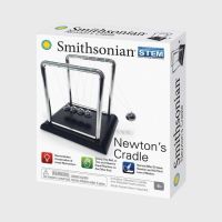 Smithsonian Micro Newtons Cradle ของเล่นวิทยาศาสตร์ ชุดอุปกรณ์เปลของนิวตัน (การถ่ายทอดพลังงานจากสิ่งหนึ่งไปยังอีกสิ่งหนึ่ง)