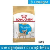 Royal Canin Chihuahua Puppy Food 500g รอยัล คานิน อาหารลูกสุนัข พันธุ์ชิวาวา อายุ 2 - 8 เดือน 500กรัม (1 ถุง)