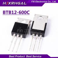 5pcs BTB12-600C BTB12-600 BTB12 Triacs 12 Amp 600 Volt TO-220 new original