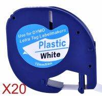 20 Label Tape For Dymo Letratag LT-100H, LT-100T, LT-110T, QX 50, XR, XM, 2000,