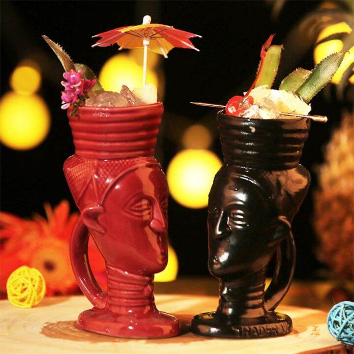 high-end-cups-สร้างสรรค์-tiki-แก้วเซรามิกตลกกะโหลก-witcher-วินเทจ-eco-ถ้วยไวน์เบียร์ค๊อกเทลวอดก้าแก้วบาร์ส่วนบุคคล-drinkware-ชุด