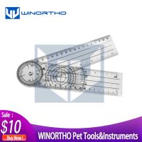 eChenZiWoDianZiKeJiYo Goniometer Joint Orthopedic Measuring Ruler เครื่องมือสัตว์เลี้ยงและเครื่องมือศัลยกรรมกระดูกสัตวแพทย์