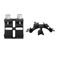 2 Pcs Dovetail Slot Dovetail Mounting Bracket Base Finder Scope Base for Binoculars Telescope Finder, 34Mm &amp; 25Cm