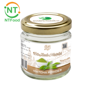 Bột Trà Xanh Matcha sấy lạnh nguyên chất NTPOWDER 60gr hũ thủy tinh