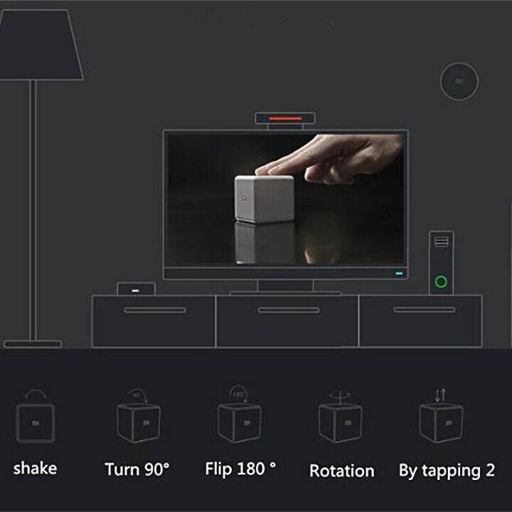 sotota-aqara-cube-ควบคุมซิกบีแบบดั้งเดิม6อันสวิทช์บ้านอัจฉริยะควบคุมระยะไกลสำหรับแอป-mi-home-mijia