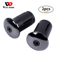 WEST BIKING น้ำหนักเบา MTB Road Bike Bar End ปลั๊ก2 Pcs จักรยาน Grip ปลั๊ก Handle Bar End Cap สำหรับ Handlebar Grip อุปกรณ์เสริม