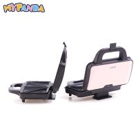 ﹍♟☂ 1pc Sandwich Maker Kitchen Electrical Model Simulation Furniture Toys Dollhouse Mini Pancake Maker Waffle