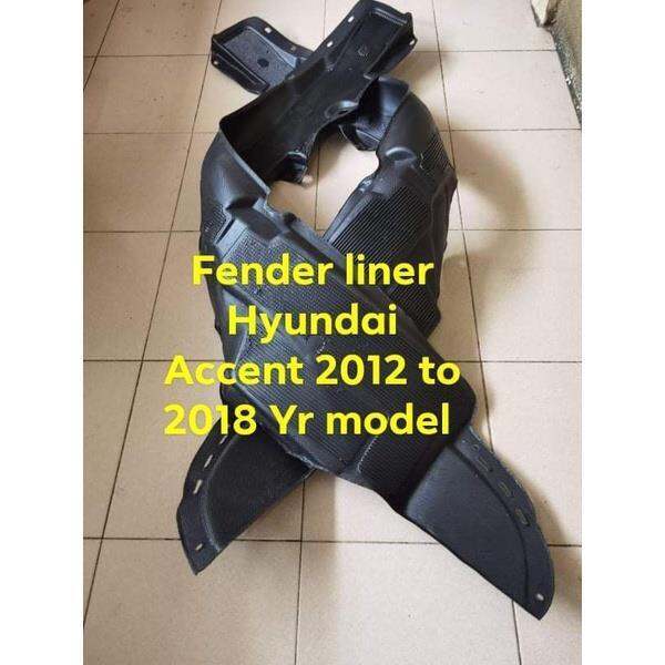 【motorsiklo】 Front Fender liner Hyundai Accent 2012 2013 2014 2015 2016