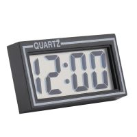 Black High Quality Mini Lighted Digital Car Clock Auto Car Truck Dashboard Date Time Calendar Vehicle Electronic Digital Clock