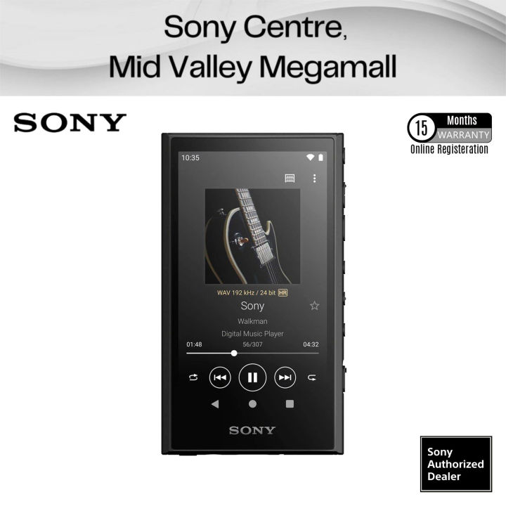 Sony NW-A306 Walkman Hi-Res 32GB Storage Android 12 MP3 Player