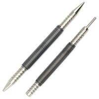 2-Piece Dual Head Nail Setter and Hinge Pin Punch Set, Hammerless 1/32 Inch 1/16 Inch Nail Set, 5000 PSI