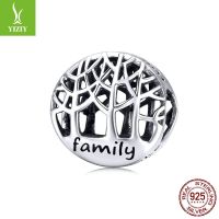 [COD] Ziyun family forest s925 silver loose beads cross-border accessories SCC1144