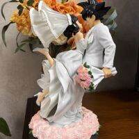 ตุ๊กตาขยับแขนขาได้อนิเมะดราก้อนบอล31Cm ใหม่โมเดลของเล่นสำหรับสะสม Goku And Chichi Marry ของตกแต่งงานแต่งงานของขวัญสำหรับเด็ก