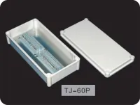 TJ-60P : Terminal Block Box IP66 (กล่องพลาสติก พร้อมเทอร์มินอลบล็อก)TIBOX , Size : 380x190x100 mm.