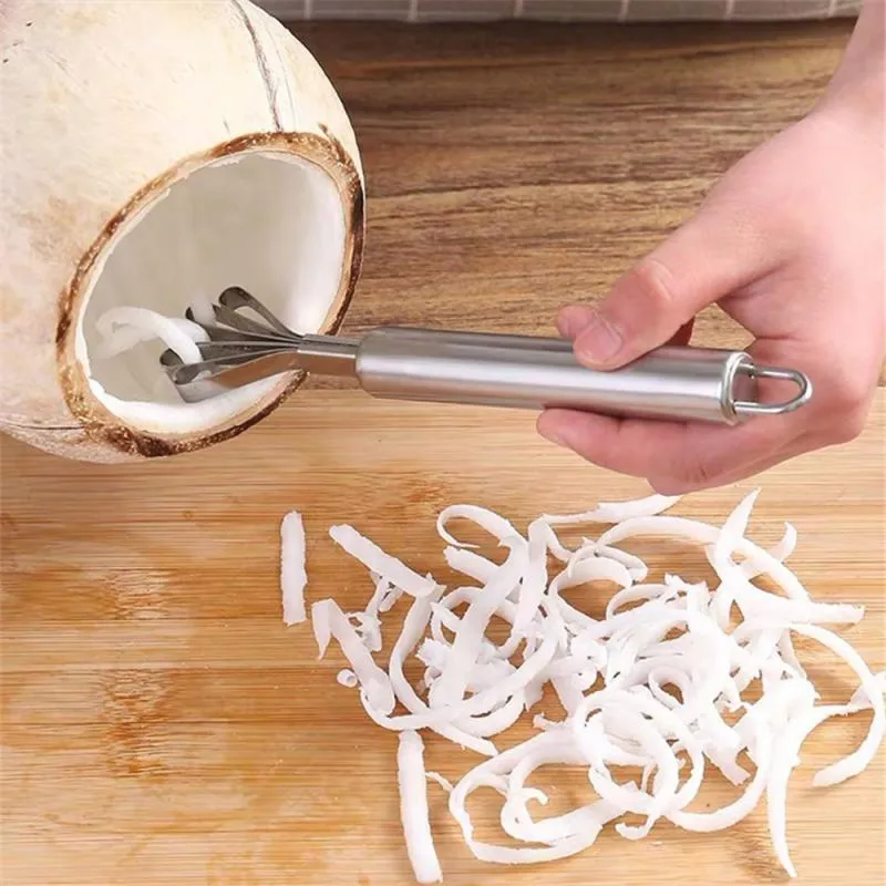 Free Gift】Stainless Steel Coconut Shaver Kitchen Fruit Tools Fish