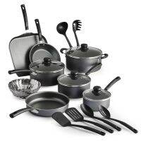 Tramontina Primaware 18ชิ้น Set Alat Masak ไม่ติดเหล็กสีเทา