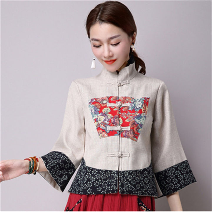 cw-chinese-traditional-costume-women-classic-new-year-embroidery-tang-suit-qipao-top-hanfu-linen-ethnic-vintage-party-dance-wear