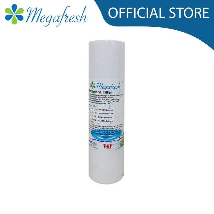 Megafresh Bravo Cartridge (Sediment FA) Water Filter Lazada PH