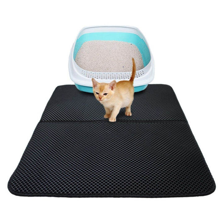 cat-litter-mat-กันน้ำ-double-layer-litter-cat-bed-pad-litter-พรมสำหรับแมว-mat-trapper-house-cleaner-products