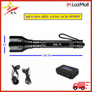 Đèn pin siêu sáng ACK SPORT  VỎ HỢP KIM SIÊU CỨNG, CHỐNG NƯỚC, CHIP LED