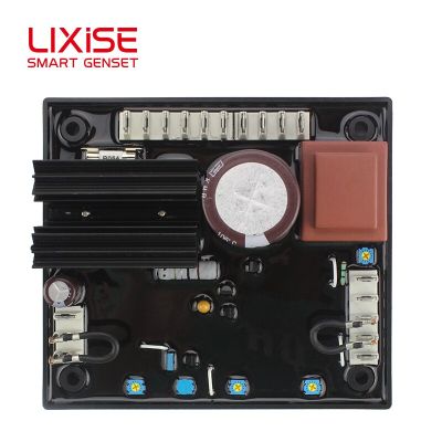 Lixise เครื่องกำเนิดไฟฟ้าเครื่องยนต์ดีเซล R438 AVR อะไหล่เครื่องกำเนิดไฟฟ้ากระแสสลับแบบเครื่องควบคุมแรงดันไฟฟ้าอัตโนมัติ