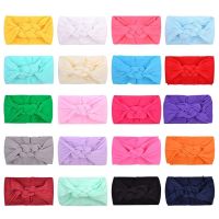 【hot sale】✻♝ C05 Braided Nylon Cables Turban Headbands for Baby Girls Twisted Top Cross Knot Headwraps Elastic Soft Hairbands Hair Accessories