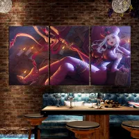 3 Piece Fantasy Video Game Cool Wall Decor Art Print Poster World of Warcraft Sally Whitemane-NO FRAME