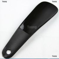 Young Young♬Professional-Plastic-Shoe-Horn-Lifter-Flexible-Sturdy-Slip-12cm-Shoehorn-Black