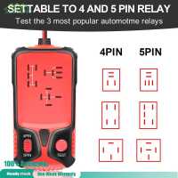 [Arrive in 3 days] 12V เครื่องทดสอบรีเลย์ยานยนต์ ตรวจสอบแบตเตอรี่เครื่องมือ Car Relay Tester ห์รถยนต์ตัวดสอบอิเล็กทรอนิกส์ตรวจวิเคราะ[Returned within 7 days]